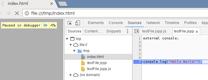 Source Maps - Set Breakpoint